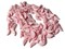 100 12x5mm Baby Pink Moon Beads Crescent Moon Beads Plastic Man In The Moon Celestial Beads